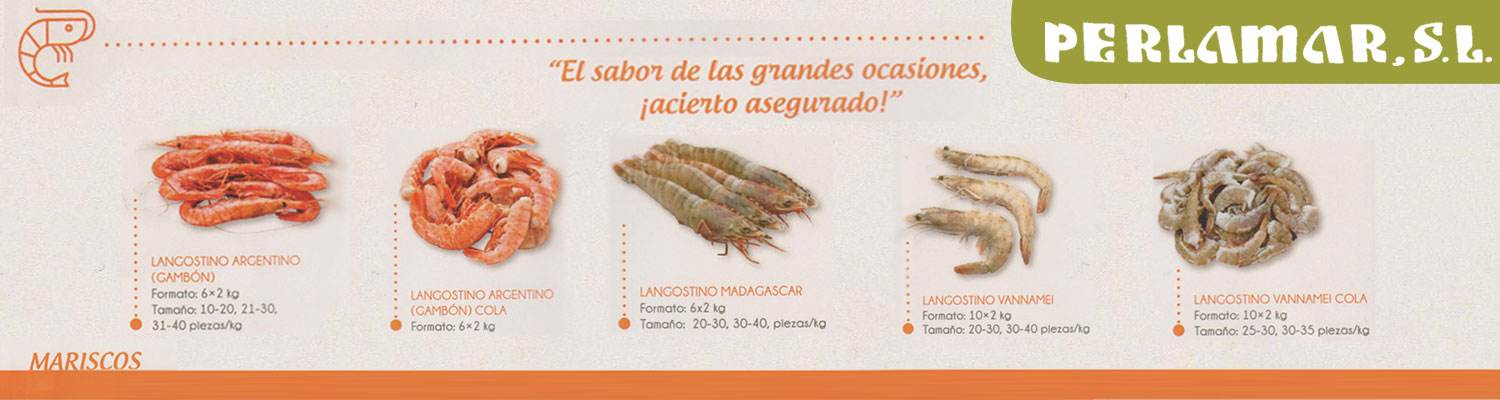 Perlamar S.L. distribuidor de marisco para Hostelería Perlamar S.L. distribuidor de marisco para Hostelería