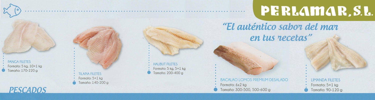 Perlamar S.L. distribuidor de pezcaderia para Hostelería Perlamar S.L. distribuidor de pezcaderia para Hostelería